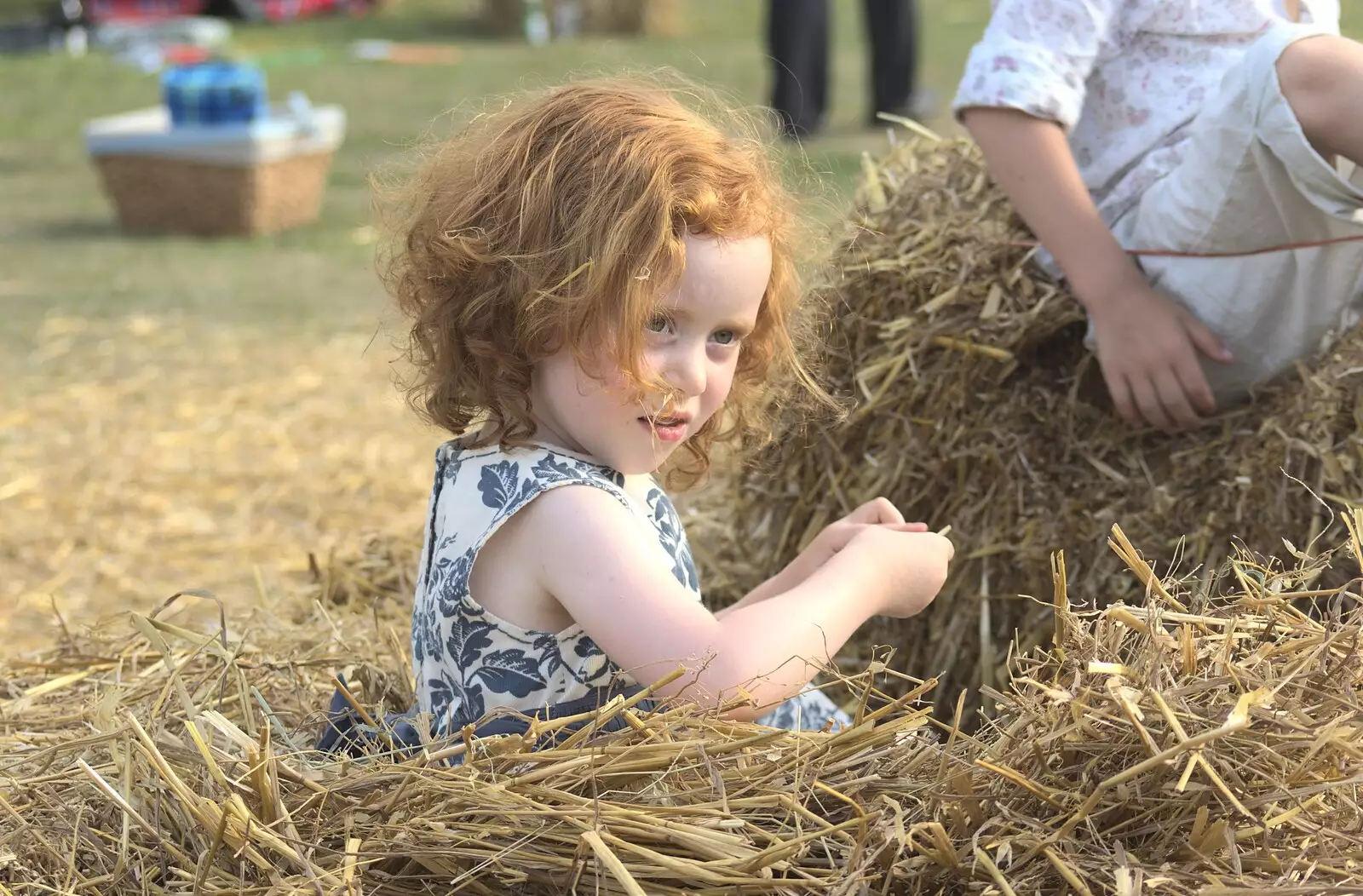 Stef's daughter, from Nosher and Isobel's Wedding, Brome, Suffolk - 3rd July 2010