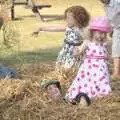 All the kids are in the straw, Nosher and Isobel's Wedding, Brome, Suffolk - 3rd July 2010