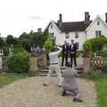 There's a papparazzi moment, Nosher and Isobel's Wedding, Brome, Suffolk - 3rd July 2010