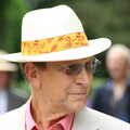 Mike and his hat, Nosher and Isobel's Wedding, Brome, Suffolk - 3rd July 2010
