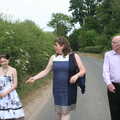Emily, Sis and the Old Man, Nosher and Isobel's Wedding, Brome, Suffolk - 3rd July 2010