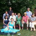 Nosher's family photo, Nosher and Isobel's Wedding, Brome, Suffolk - 3rd July 2010
