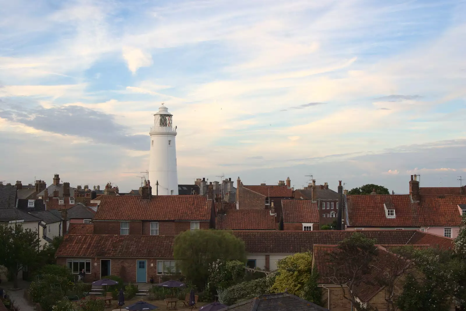 The view from the hotel window, from A "Minimoon" and an Adnams Brewery Trip, Southwold, Suffolk - 7th July 2010