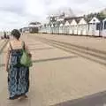 Isobel on the prom at Southwold, A "Minimoon" and an Adnams Brewery Trip, Southwold, Suffolk - 7th July 2010