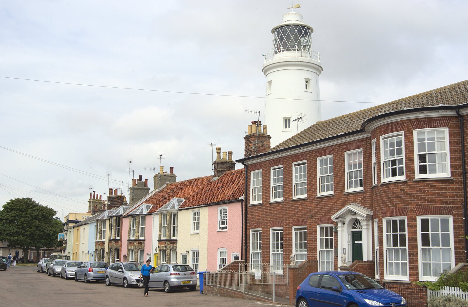 The lighthouse on St. James Green from A "Minimoon" and an Adnams Brewery Trip, Southwold, Suffolk - 7th July 2010