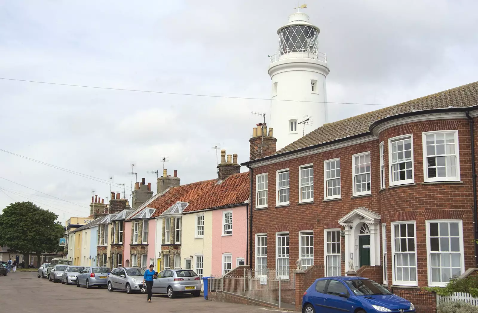 The lighthouse on St. James Green, from A "Minimoon" and an Adnams Brewery Trip, Southwold, Suffolk - 7th July 2010