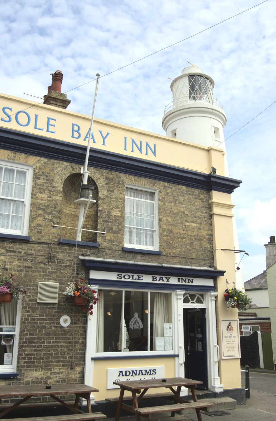 One of our pub stops: the Sole Bay Inn from A "Minimoon" and an Adnams Brewery Trip, Southwold, Suffolk - 7th July 2010