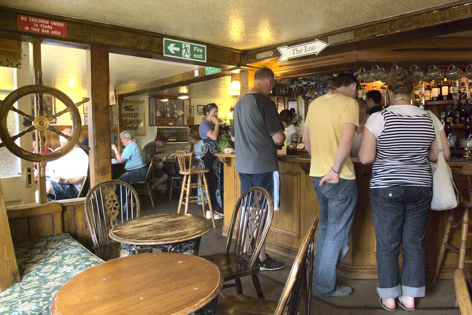 Lunch at the Lord Nelson, from A "Minimoon" and an Adnams Brewery Trip, Southwold, Suffolk - 7th July 2010