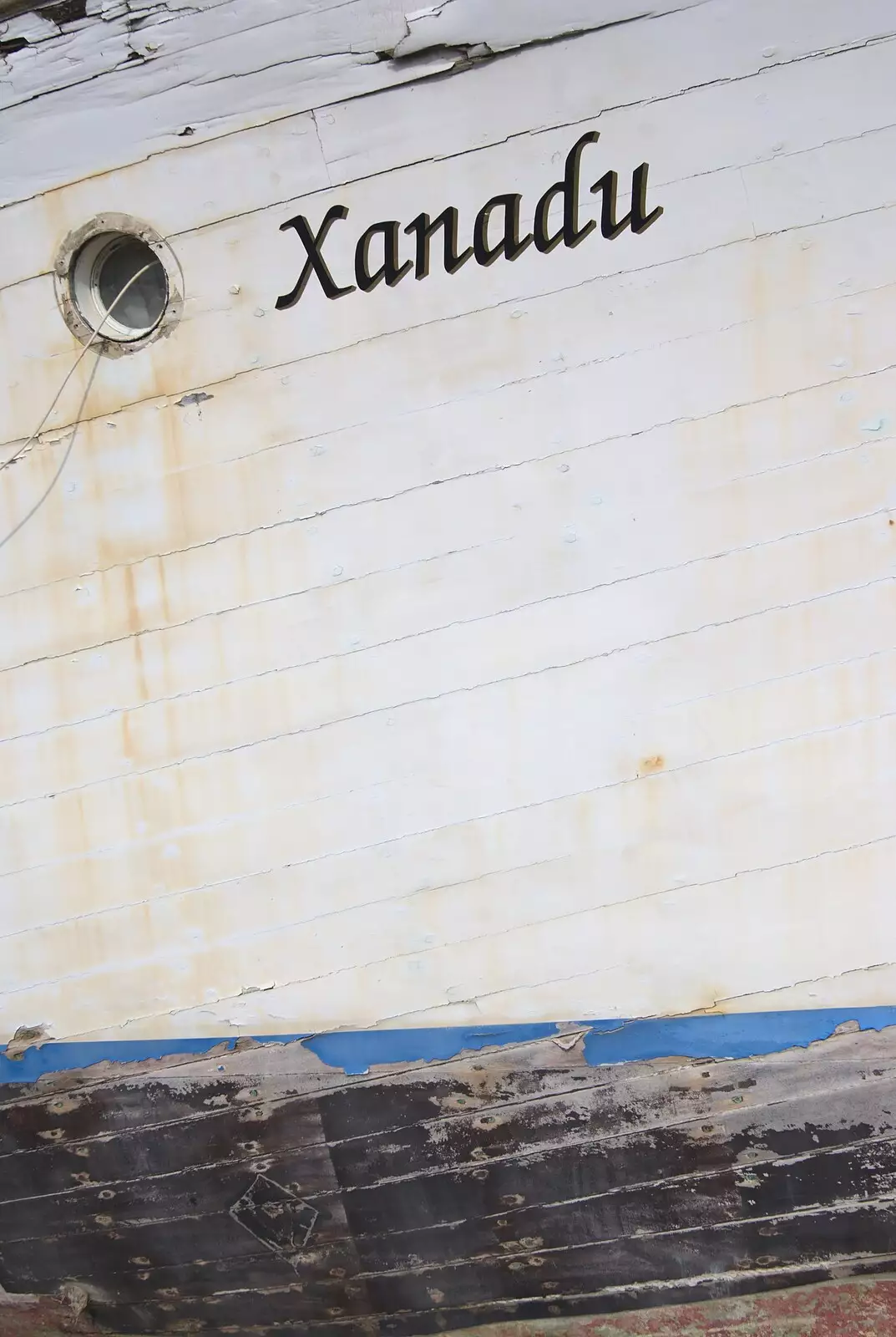 Down on the quay, an old boat called Xanadu, from A "Minimoon" and an Adnams Brewery Trip, Southwold, Suffolk - 7th July 2010