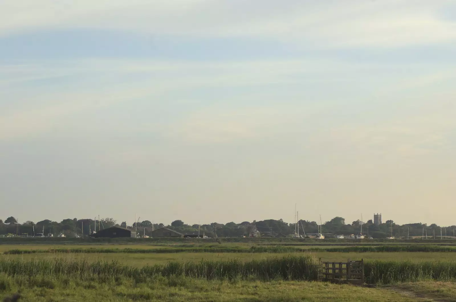 Looking back over the river towards Walberswick, from A "Minimoon" and an Adnams Brewery Trip, Southwold, Suffolk - 7th July 2010