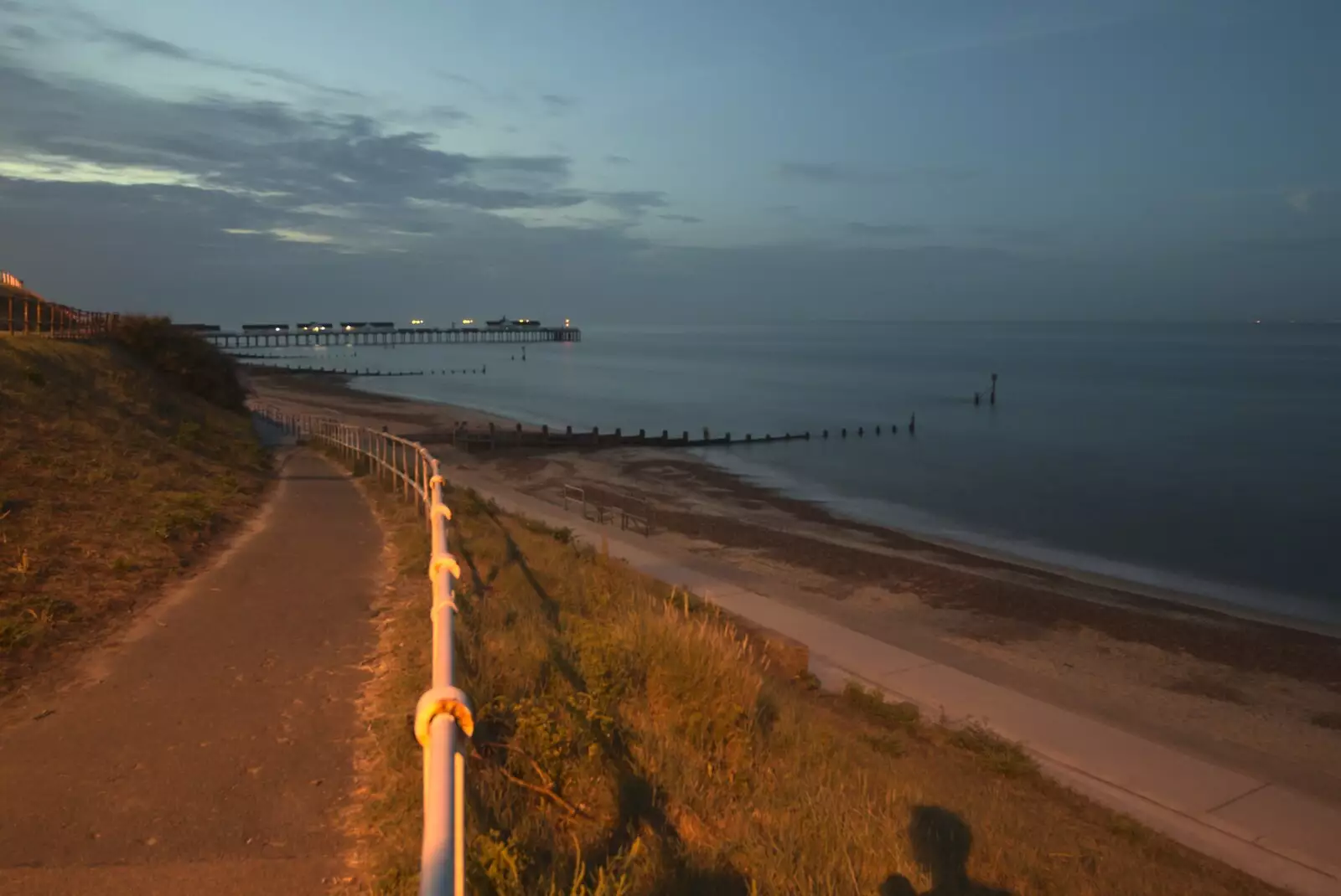 The seafront, and the pier, from A "Minimoon" and an Adnams Brewery Trip, Southwold, Suffolk - 7th July 2010