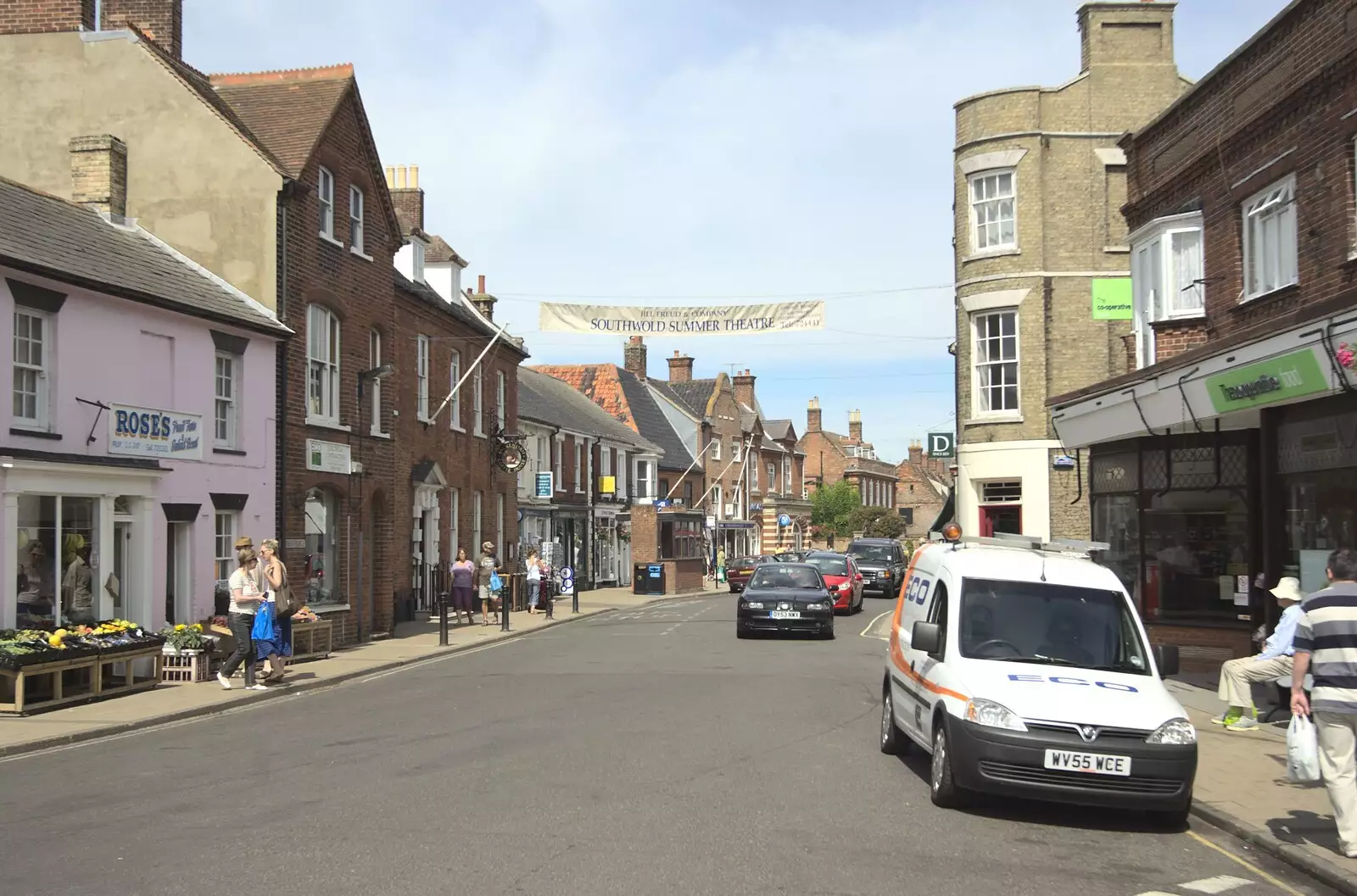 Southwold High Street, from A "Minimoon" and an Adnams Brewery Trip, Southwold, Suffolk - 7th July 2010