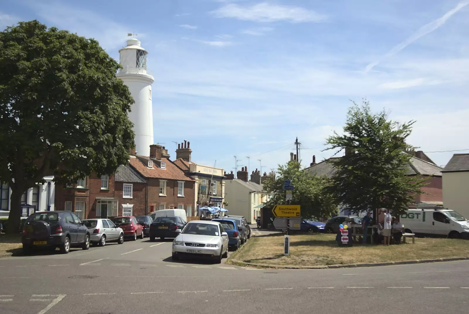 The view from the brewhouse, from A "Minimoon" and an Adnams Brewery Trip, Southwold, Suffolk - 7th July 2010