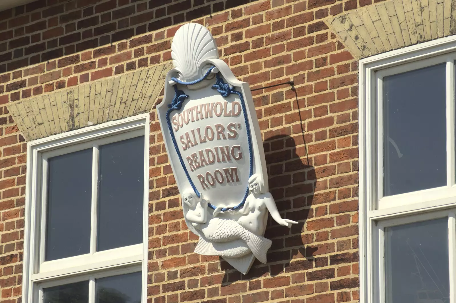 The sign at the Southwold Sailors' Reading Room, from A "Minimoon" and an Adnams Brewery Trip, Southwold, Suffolk - 7th July 2010