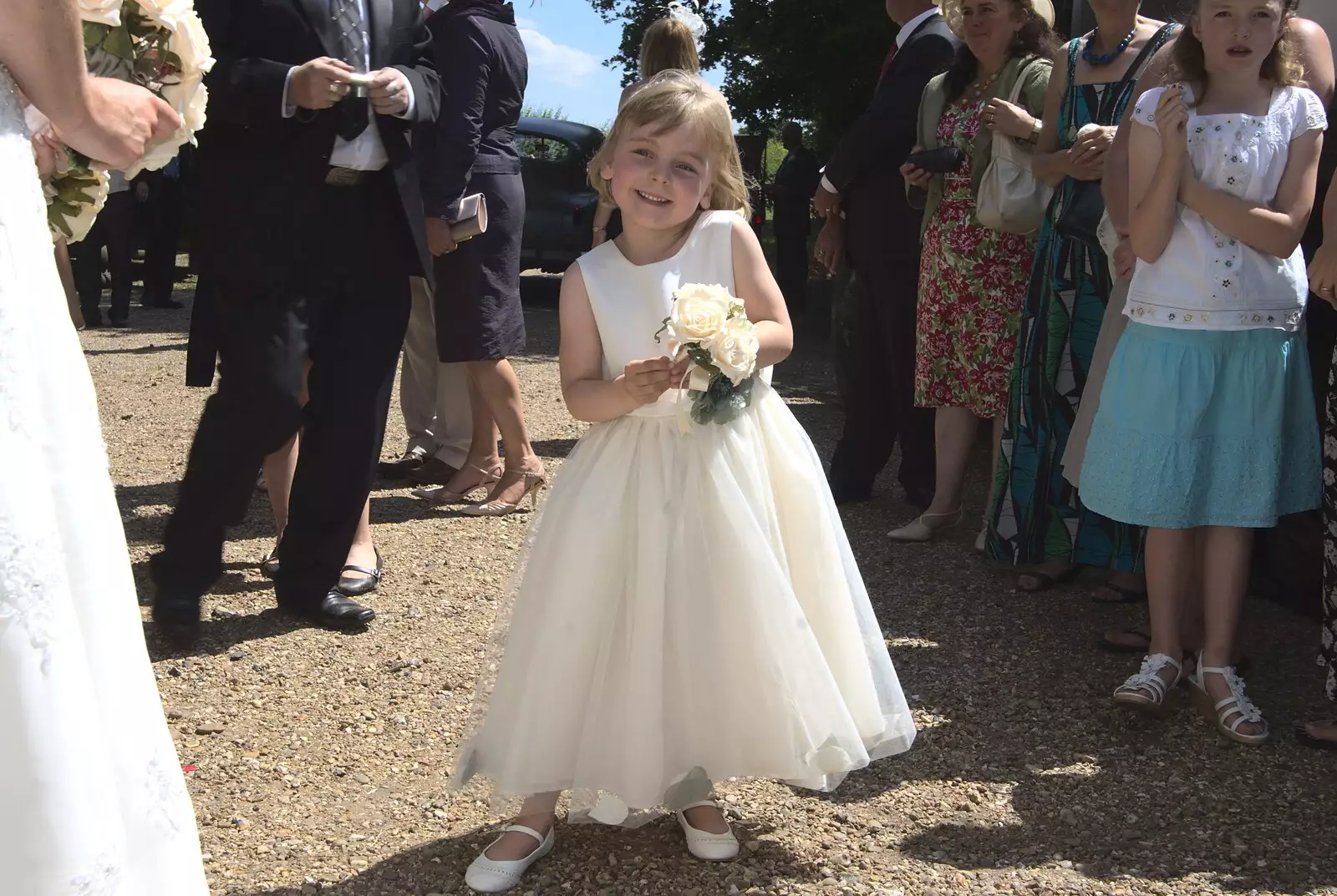 The bridesmaid, from Clive and Suzanne's Wedding, Oakley and Brome, Suffolk - 10th July 2010