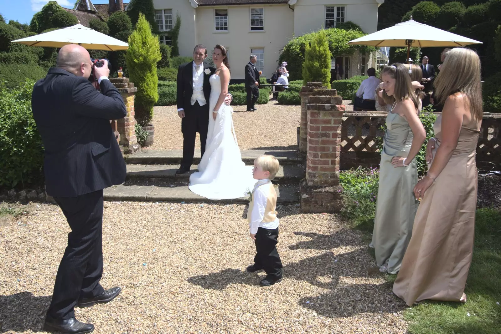 Some wedding photos occur, from Clive and Suzanne's Wedding, Oakley and Brome, Suffolk - 10th July 2010