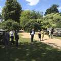 The grounds are like a military vehicle show, Clive and Suzanne's Wedding, Oakley and Brome, Suffolk - 10th July 2010