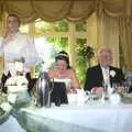 Clive does a speech, Clive and Suzanne's Wedding, Oakley and Brome, Suffolk - 10th July 2010