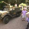 The half-track loads up with some guests, Clive and Suzanne's Wedding, Oakley and Brome, Suffolk - 10th July 2010