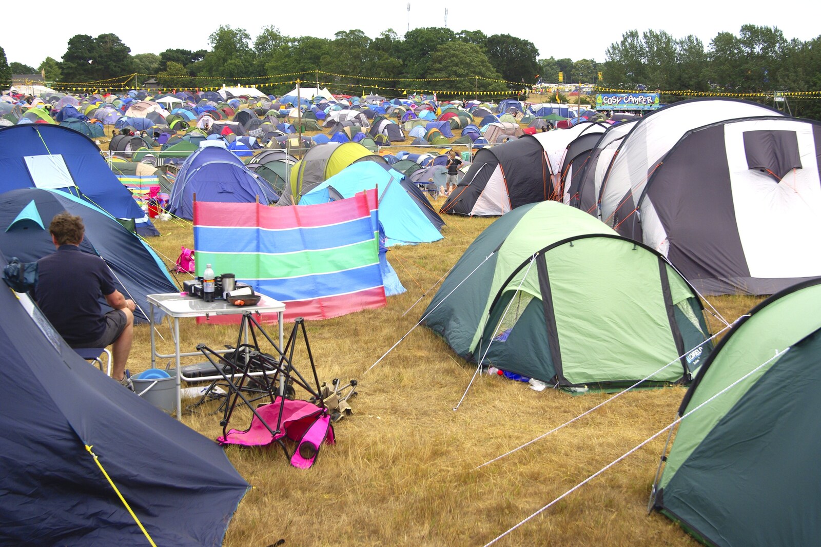 It's Tent City from The Fifth Latitude Festival, Henham Park, Suffolk - 16th July 2010