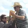 Some dude manages to get 4 pints back in one go, The Fifth Latitude Festival, Henham Park, Suffolk - 16th July 2010