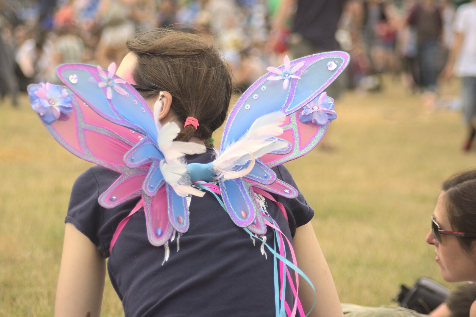 Fairy wings from The Fifth Latitude Festival, Henham Park, Suffolk - 16th July 2010