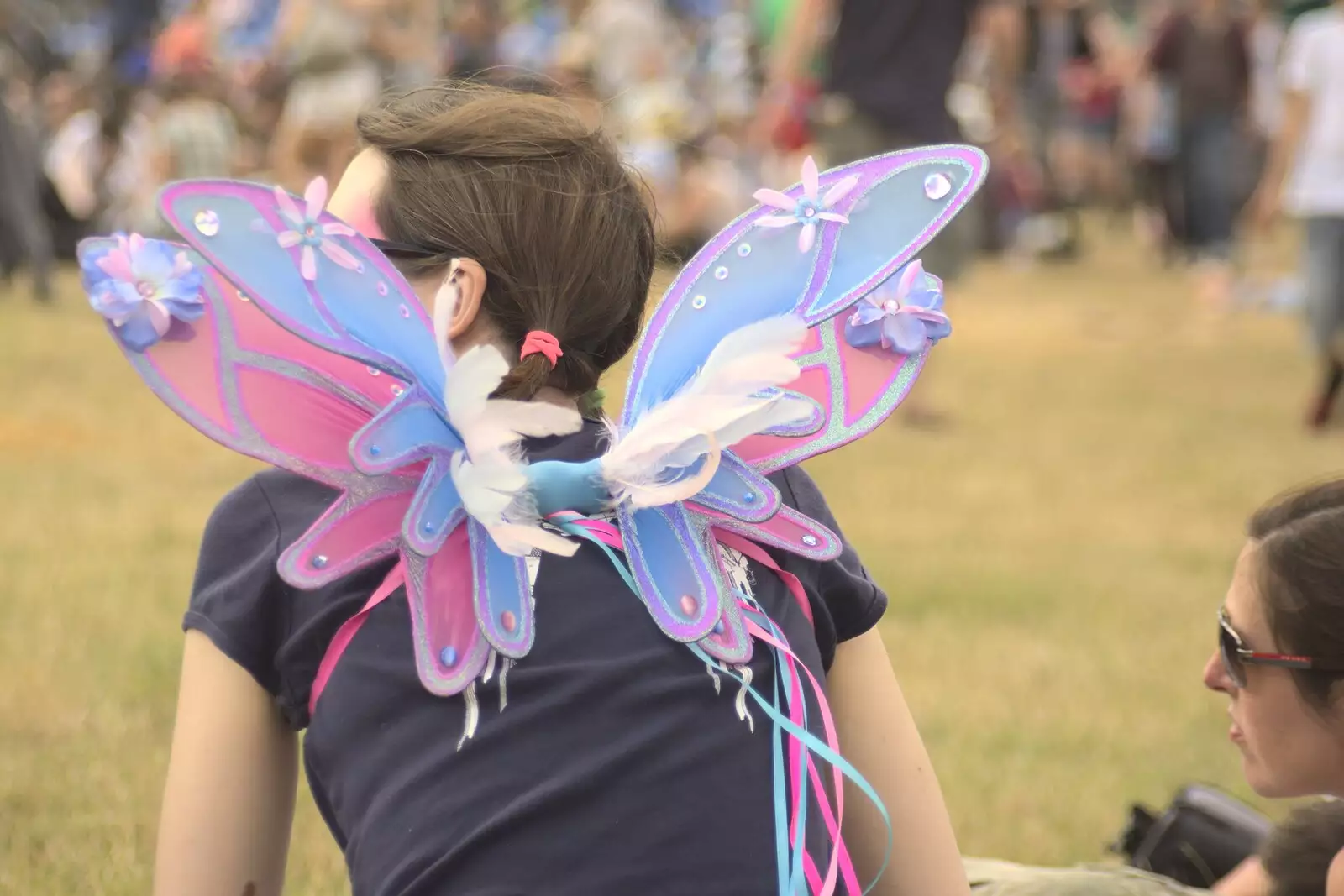 Fairy wings, from The Fifth Latitude Festival, Henham Park, Suffolk - 16th July 2010