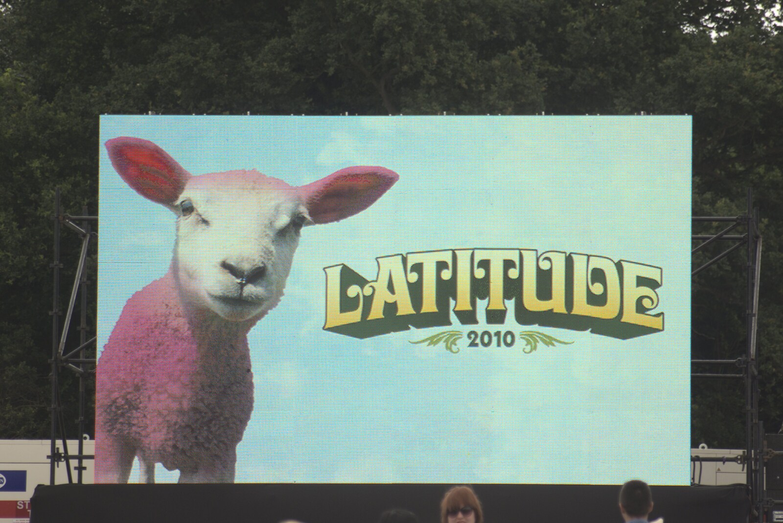A pink Latitude lamb from The Fifth Latitude Festival, Henham Park, Suffolk - 16th July 2010