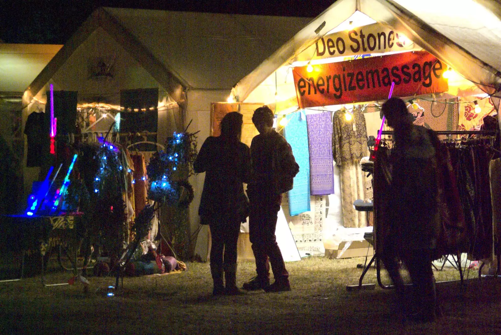 After-dark merchandising, from The Fifth Latitude Festival, Henham Park, Suffolk - 16th July 2010