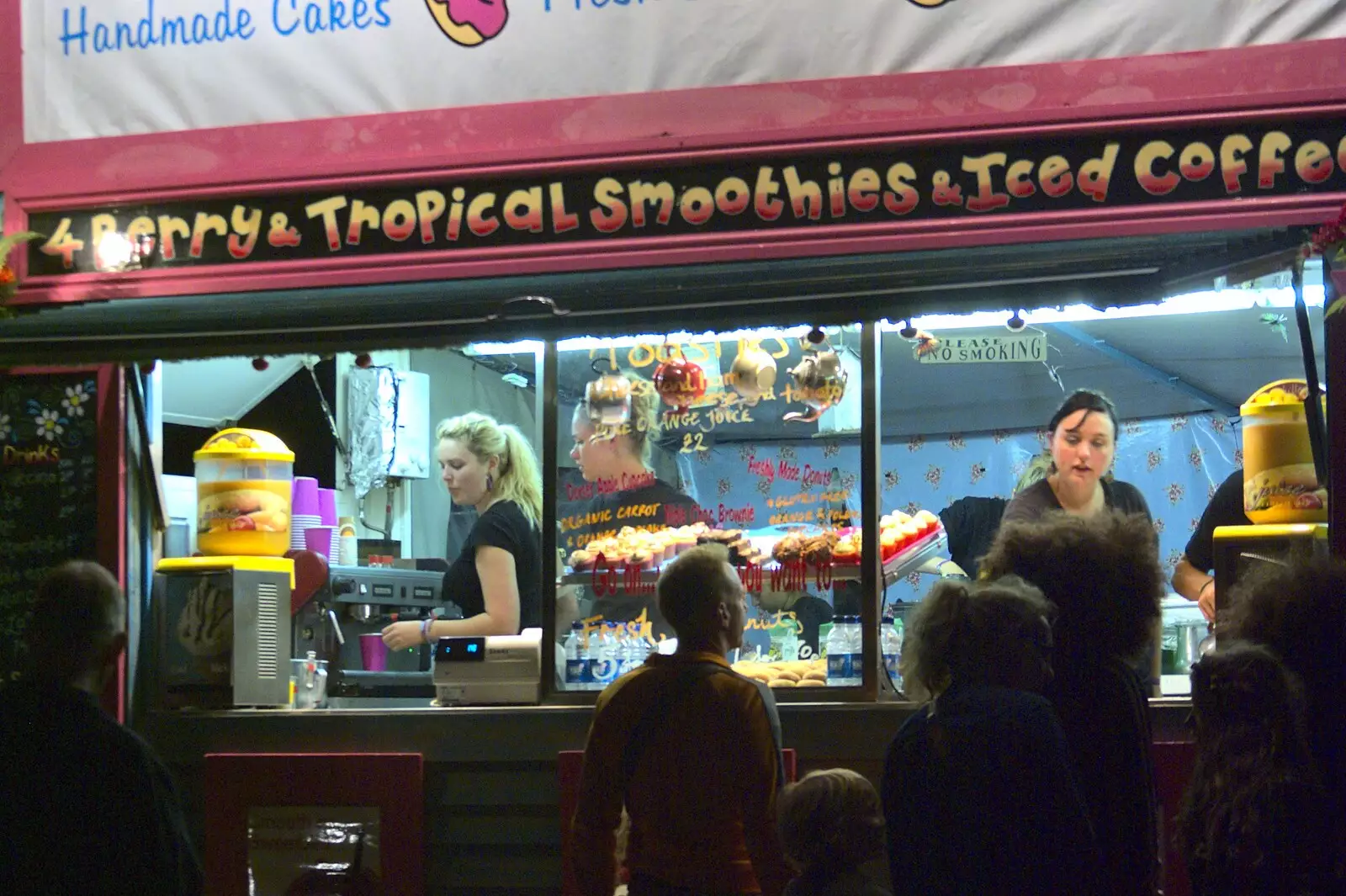 Another stall at night, from The Fifth Latitude Festival, Henham Park, Suffolk - 16th July 2010