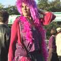 A bright pink wig, The Fifth Latitude Festival, Henham Park, Suffolk - 16th July 2010