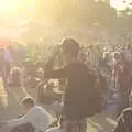 Contra jour: the crowds bask in the evening sunshine, The Fifth Latitude Festival, Henham Park, Suffolk - 16th July 2010