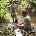 A riverside picnic, A Walk in Devil's Glen, County Wicklow, Ireland - 31st July 2010