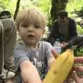 Fred's got a banana, A Walk in Devil's Glen, County Wicklow, Ireland - 31st July 2010