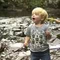 Fred shouts at something, A Walk in Devil's Glen, County Wicklow, Ireland - 31st July 2010