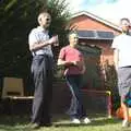 Uncle Mick, DH and The Boy Phil, The BSCC at Mellis, and a Campervan Trip, Great Hockham, Norfolk - 15th August 2010