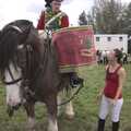 An 18-hand Clydesdale, of the Welsh Yeomanry, The Eye Show, Palgrave, Suffolk - 30th August 2010