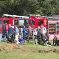 Crowds and fire engines, The Eye Show, Palgrave, Suffolk - 30th August 2010