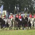 Welsh horses parade around the ring, The Eye Show, Palgrave, Suffolk - 30th August 2010