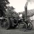 A smoking traction engine, The Eye Show, Palgrave, Suffolk - 30th August 2010