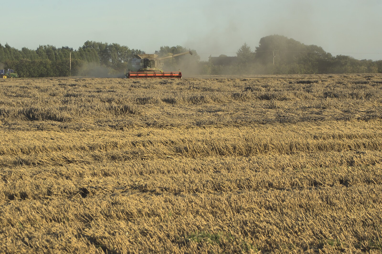 A Day in Dun Laoghaire, County Dublin, Ireland - 3rd September 2010: The back field is harvested