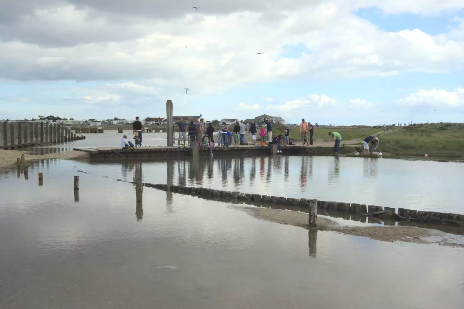 A flooded river, from A Trip to Walberswick, Suffolk - 12th September 2010