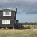 A Trip to Walberswick, Suffolk - 12th September 2010, Dark clouds and a house on stilts