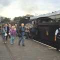 On the platform at Sheringham, A 1940s Steam Weekend, Holt and Sheringham, Norfolk - 18th September 2010