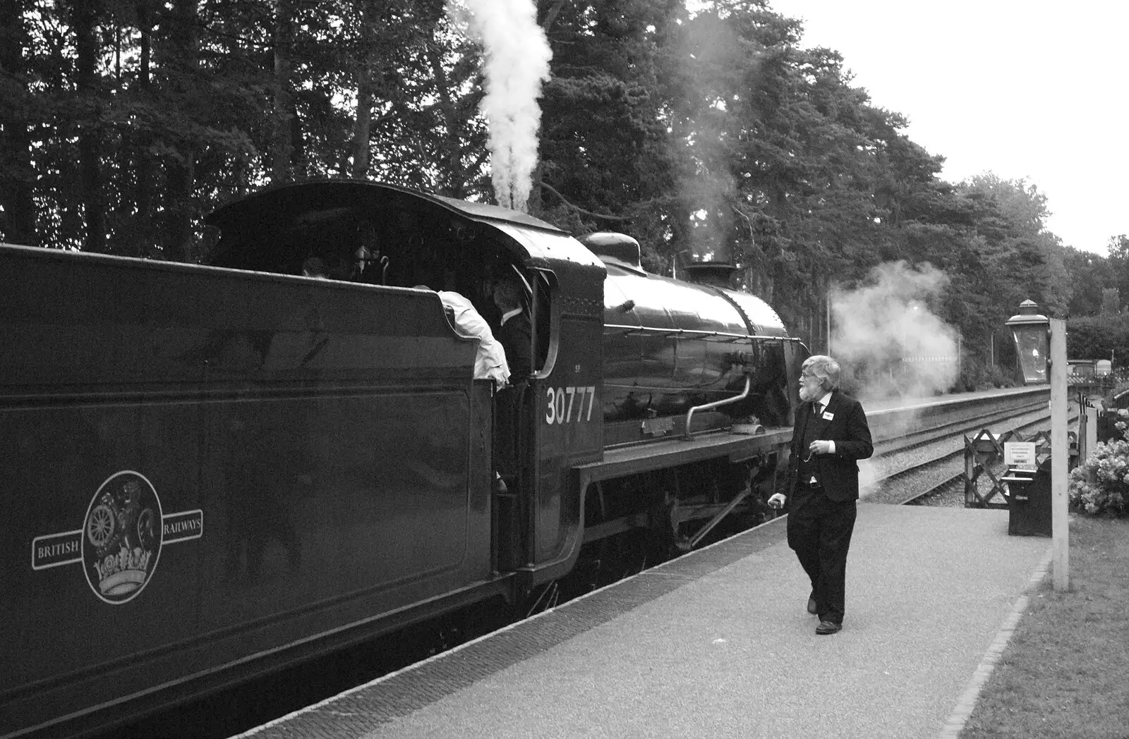 Sir Lamiel at Holt, from A 1940s Steam Weekend, Holt and Sheringham, Norfolk - 18th September 2010