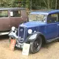 A blue Austin Seven, A 1940s Steam Weekend, Holt and Sheringham, Norfolk - 18th September 2010