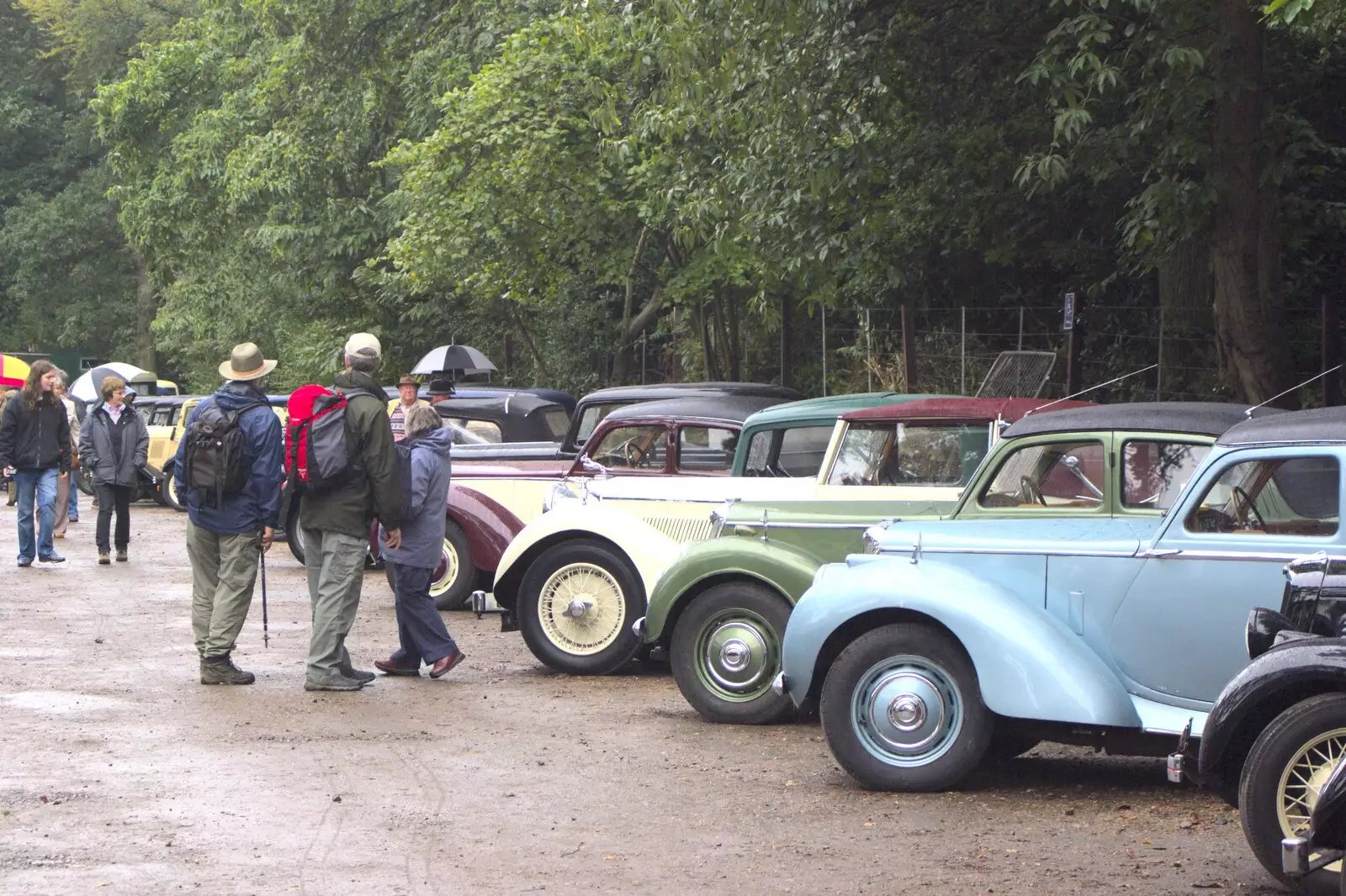 A load of vintage cars, from A 1940s Steam Weekend, Holt and Sheringham, Norfolk - 18th September 2010