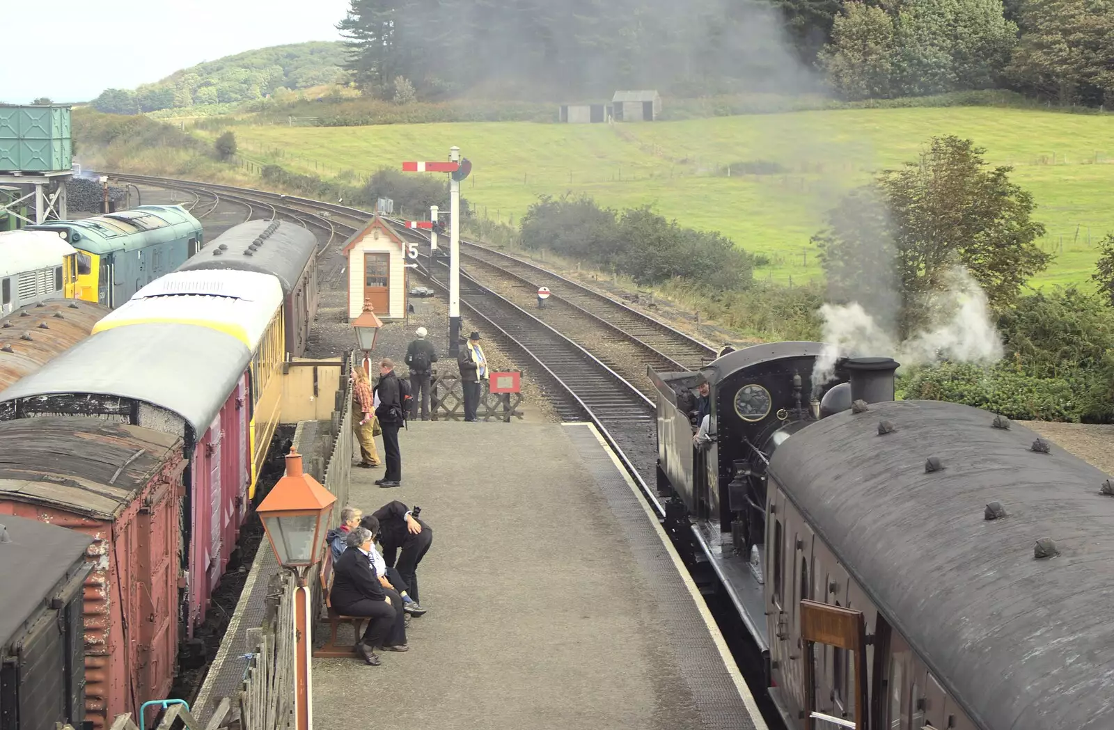 Weybourne station, from A 1940s Steam Weekend, Holt and Sheringham, Norfolk - 18th September 2010