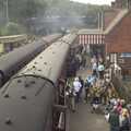 A crowded station, A 1940s Steam Weekend, Holt and Sheringham, Norfolk - 18th September 2010