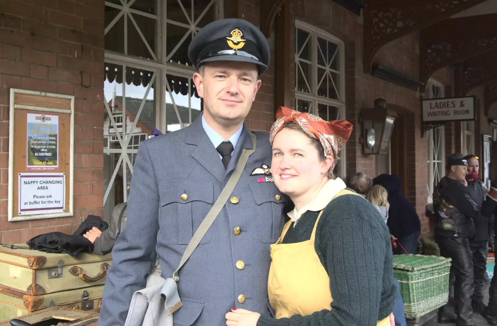 Nosher and Isobel, from A 1940s Steam Weekend, Holt and Sheringham, Norfolk - 18th September 2010